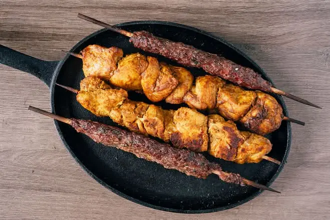 Savory Mixed BBQ Platter at Tarboosh Market in Edmonton, AB